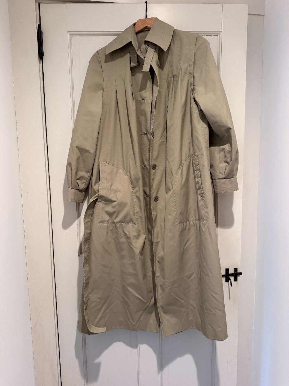 Vintage trench rain coat